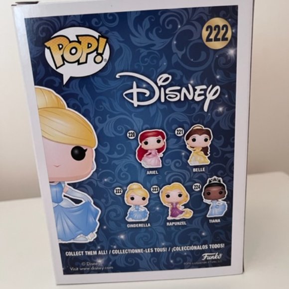 Funko Pop Princess Cinderella 222 and Universal Studios Japan popcorn bucket - Picture 8 of 9